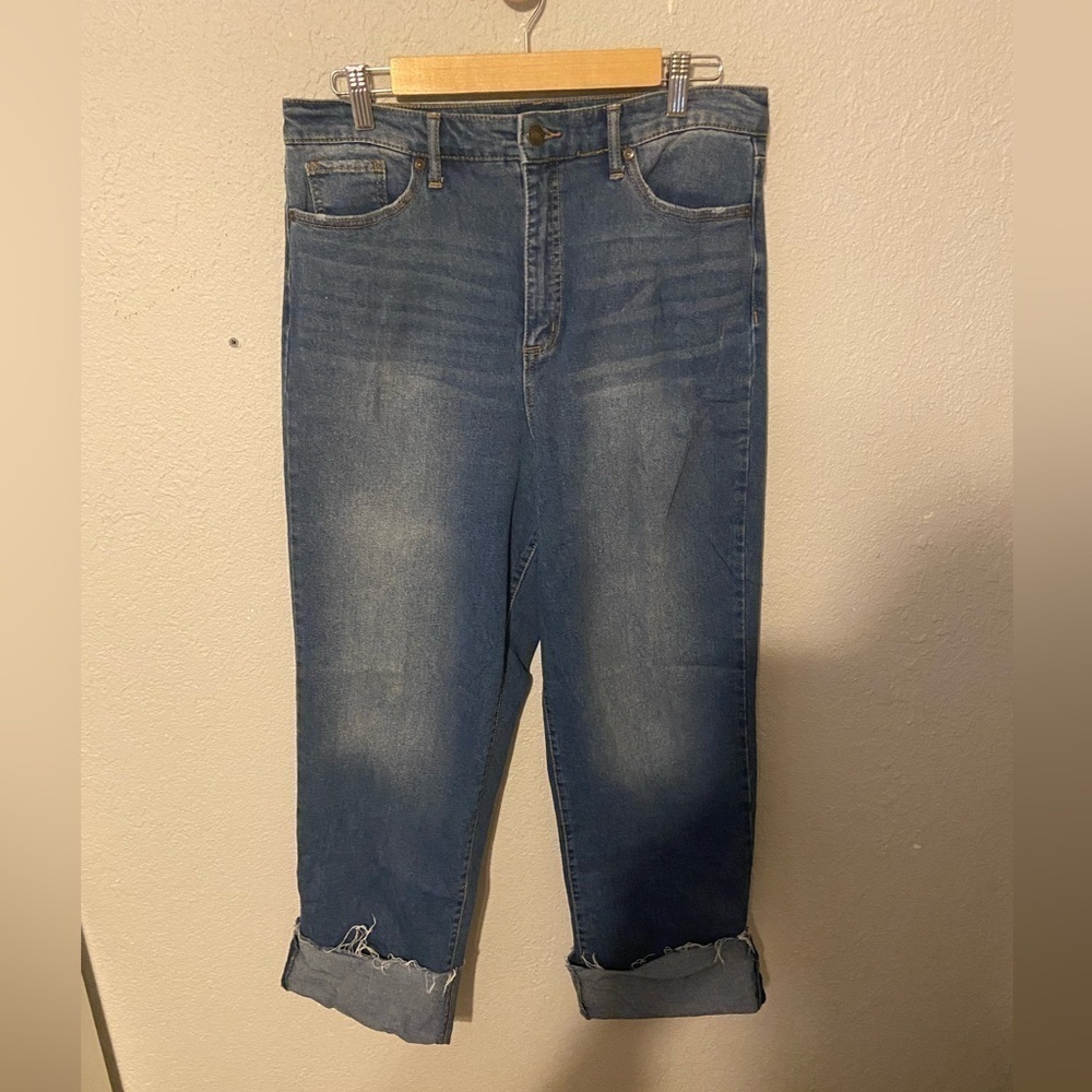 Scoop hi rise skinny crops Size 10